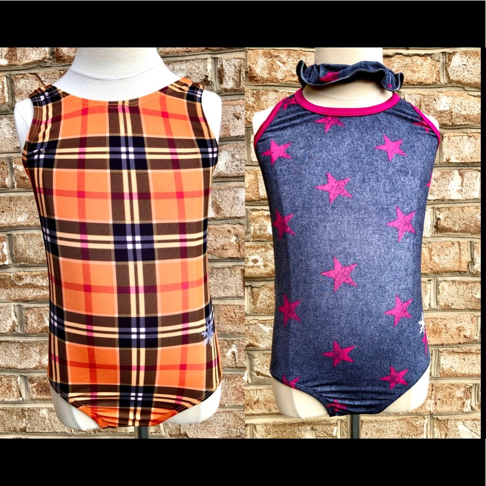 Pair of Snowflake Gymnastics Leo’s, sz CM